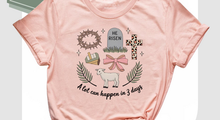A Lot Can Happen in 3 Day- Coquette/ T-Shirt