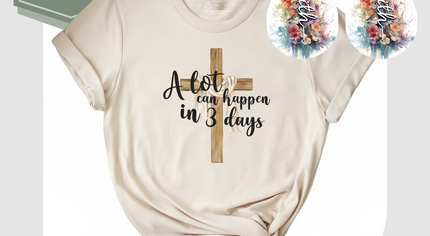 A Lot Can Happen in 3 Days & Faith Earrings Set
