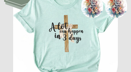 A Lot Can Happen in 3 Days & Faith Earrings Set