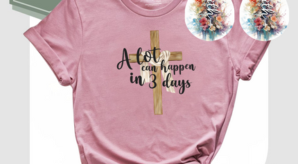 A Lot Can Happen in 3 Days & Faith Earrings Set