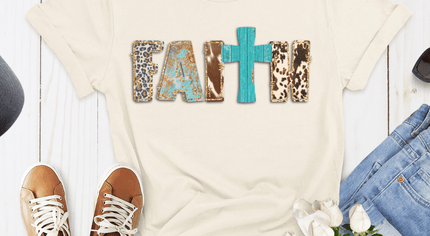 Faith- Brown & Teal