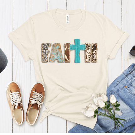 Faith- Brown & Teal