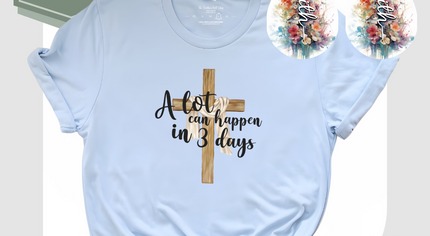 A Lot Can Happen in 3 Days & Faith Earrings Set
