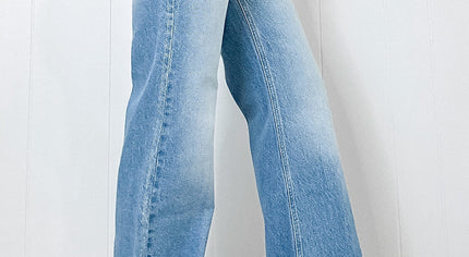 Myosotis Ripped High Rise Slit Jeans