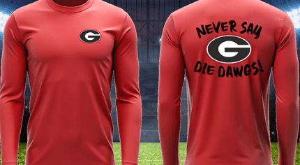 Men- Never Say Die Dawgs- Long sleeve