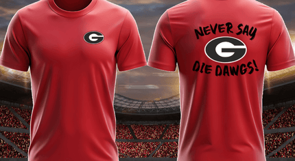 Men- Never Say Die Dawgs- Short Sleeve