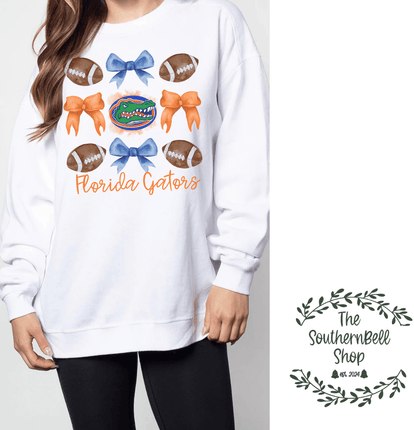 Florida Gators Coquette- Campus Crew Sweatshirt