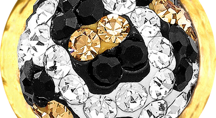 Leopard Round Earring